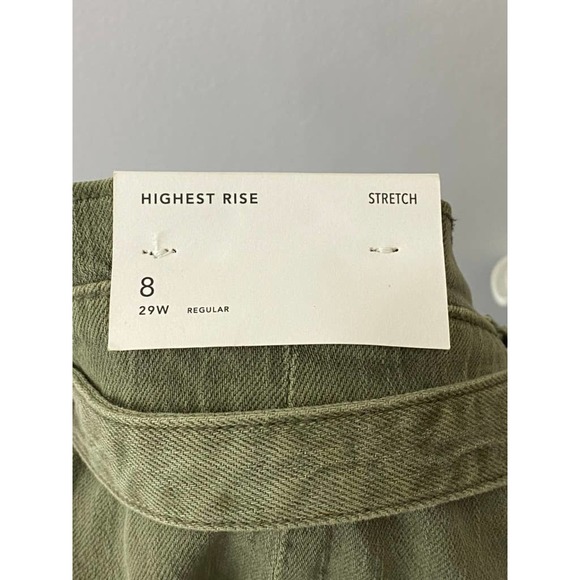 NWT AE High rise paperbag mini Skirt M - Picture 4 of 5